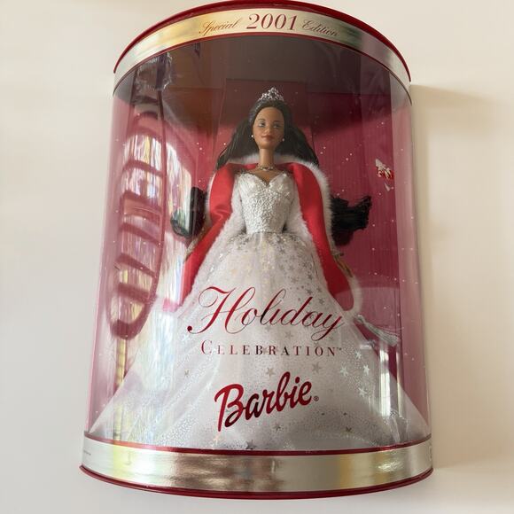 Barbie Other - 2001 Holiday Celebration Barbie Doll African American Special Edition Hallmark